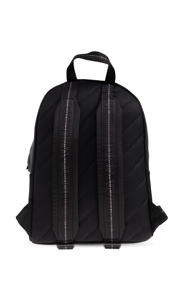 Off-White BLACK ‘Diagonal Spray’ backpack 4