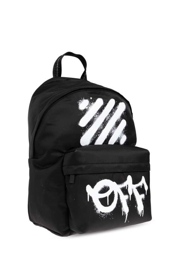 Off-White BLACK ‘Diagonal Spray’ backpack 5
