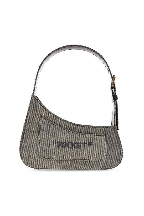 Off-White GREY ‘Jitney’ shoulder bag 3