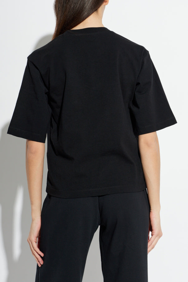 Off-White BLACK T-shirt with logo 4