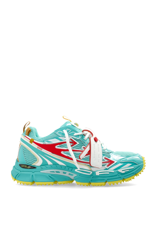 Off-White GREEN ‘OW BE Right Back Mesh’ sports shoes 1