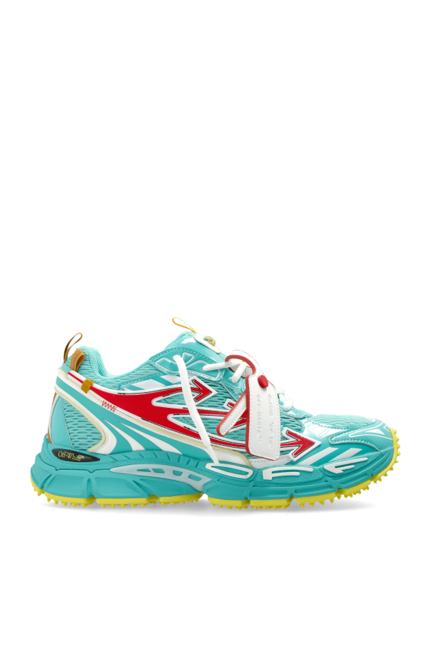 Off-White GREEN ‘OW BE Right Back Mesh’ sports shoes 1