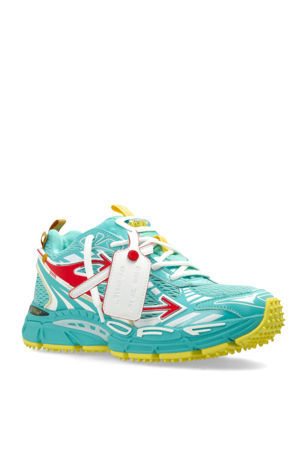 Off-White GREEN ‘OW BE Right Back Mesh’ sports shoes 4