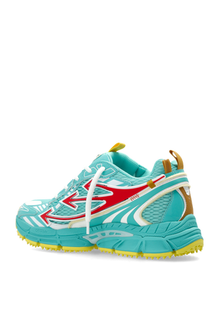 Off-White GREEN ‘OW BE Right Back Mesh’ sports shoes 5