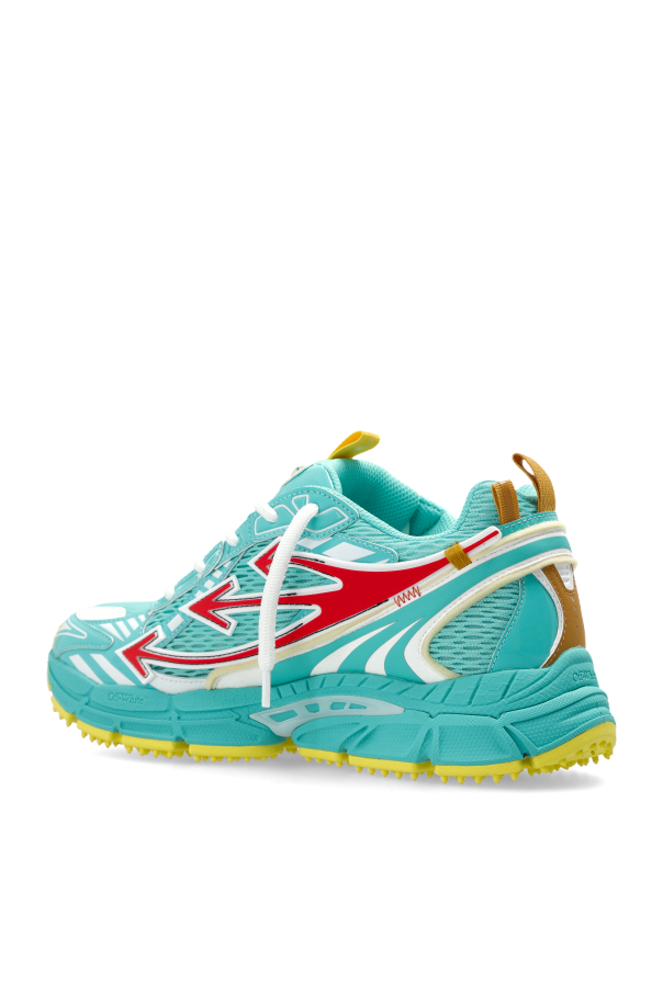 Off-White GREEN ‘OW BE Right Back Mesh’ sports shoes 5