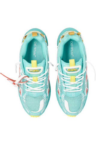 Off-White GREEN ‘OW BE Right Back Mesh’ sports shoes 6