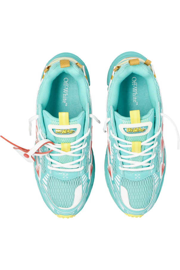 Off-White GREEN ‘OW BE Right Back Mesh’ sports shoes 6