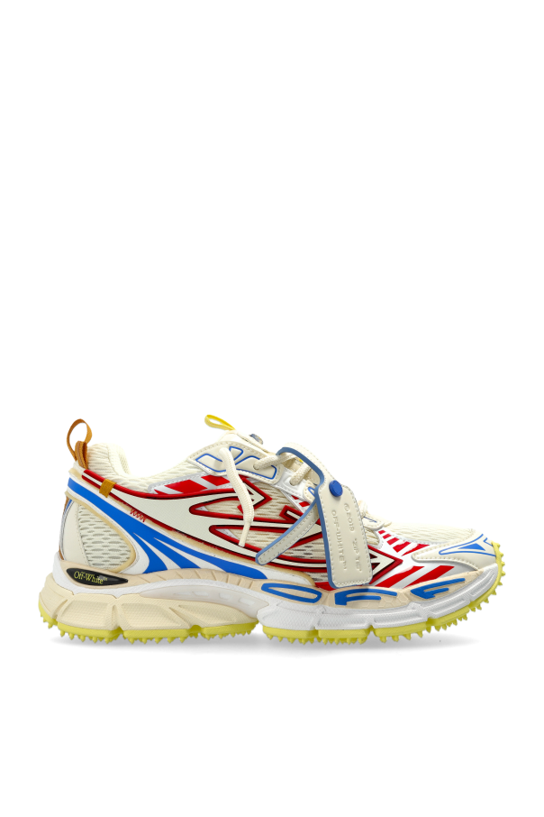 Off-White cream ‘OW BE Right Back Mesh’ sports shoes 1