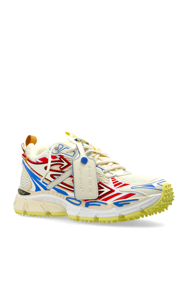 Off-White cream ‘OW BE Right Back Mesh’ sports shoes 4