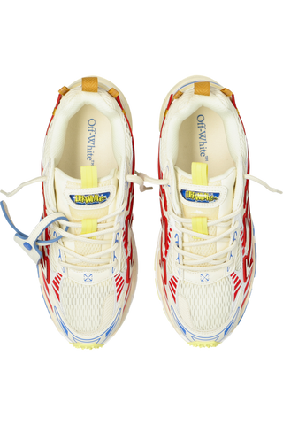 Off-White cream ‘OW BE Right Back Mesh’ sports shoes 6