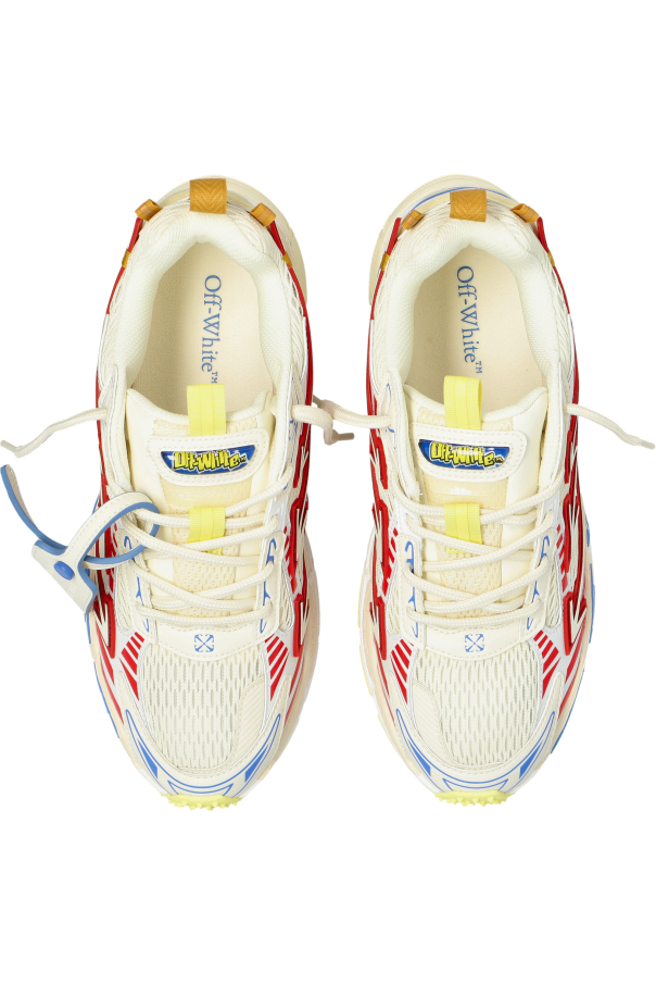 Off-White cream ‘OW BE Right Back Mesh’ sports shoes 6