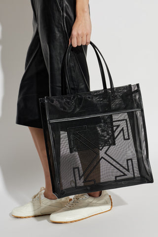 Off-White BLACK "Market" shopper bag 2