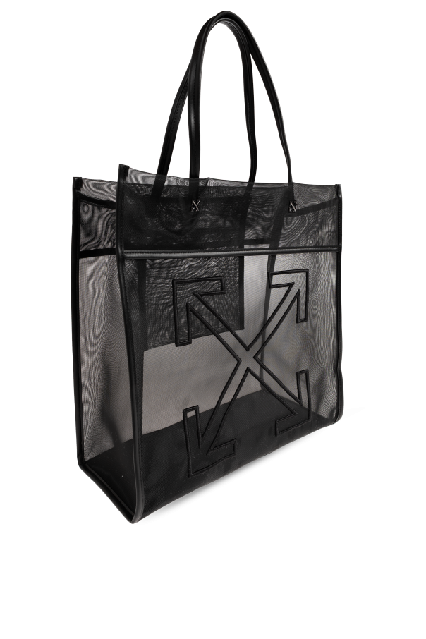 Off-White BLACK "Market" shopper bag 4