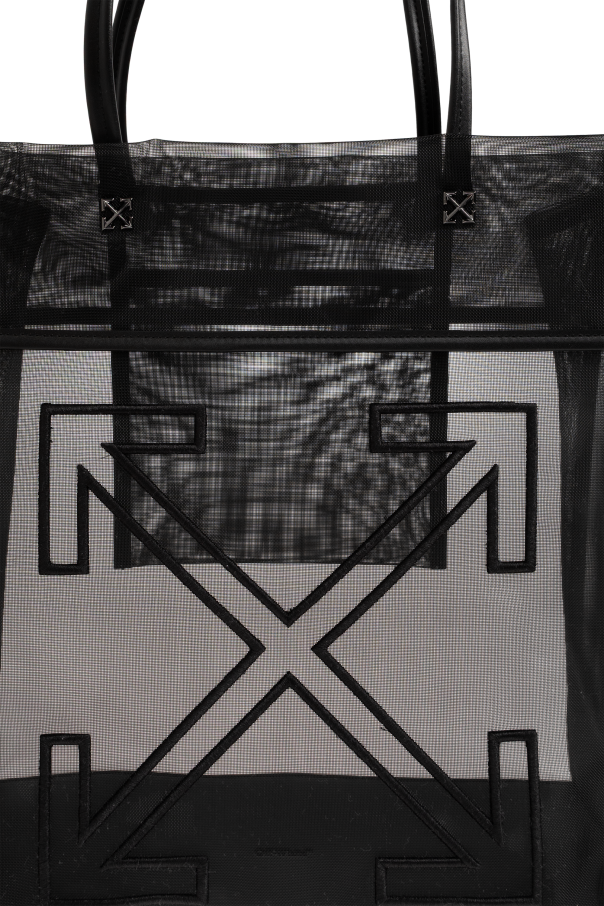 Off-White BLACK "Market" shopper bag 6