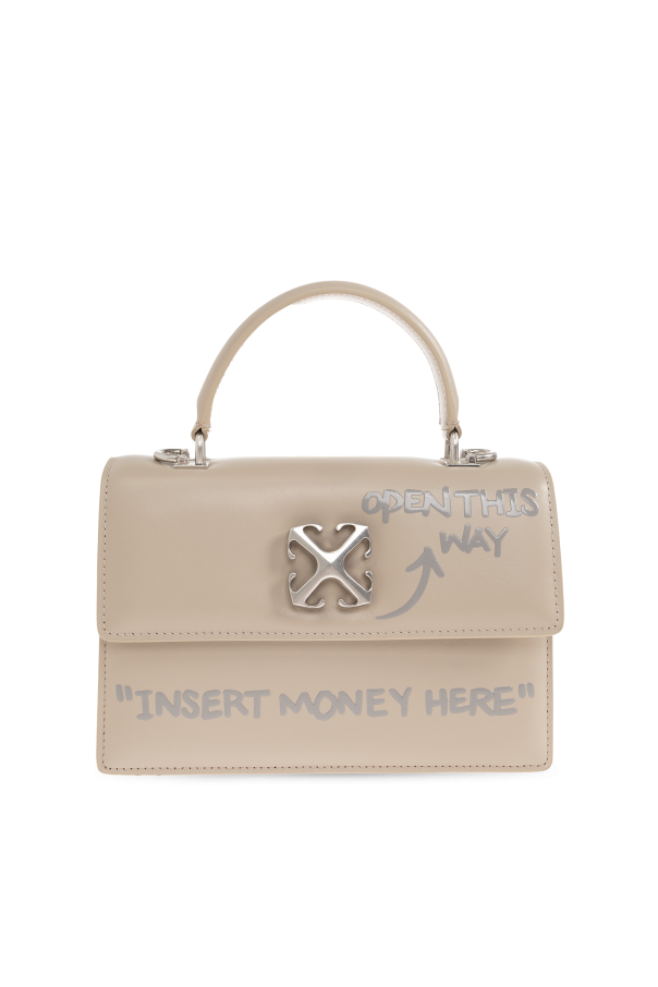Off-White beige ‘Jitney 1.4’ handbag 1