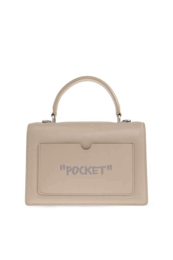 Off-White beige ‘Jitney 1.4’ handbag 3