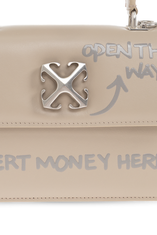 Off-White beige ‘Jitney 1.4’ handbag 6