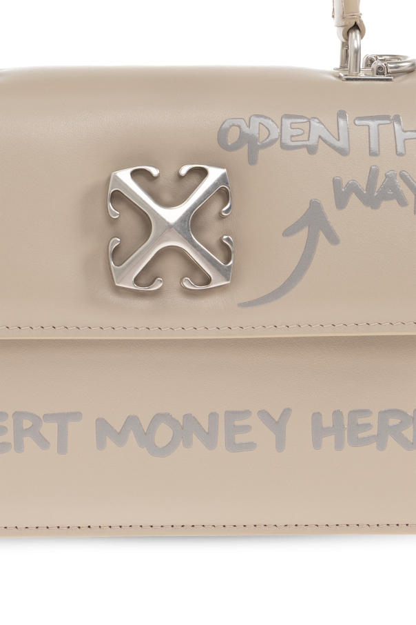 Off-White beige ‘Jitney 1.4’ handbag 6