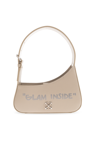 Off-White beige ‘Jitney’ shoulder bag 1