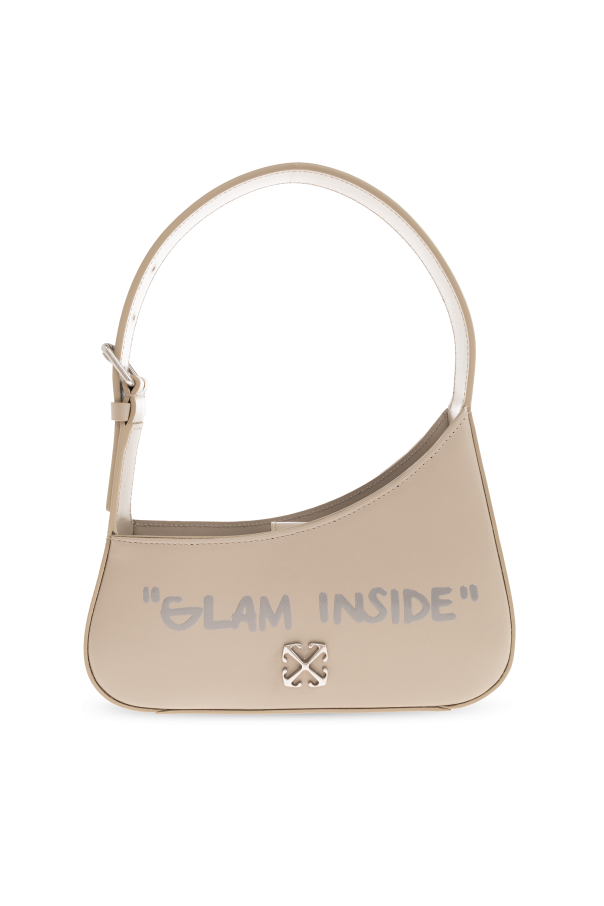 Off-White beige ‘Jitney’ shoulder bag 1