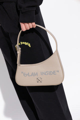 Off-White beige ‘Jitney’ shoulder bag 2