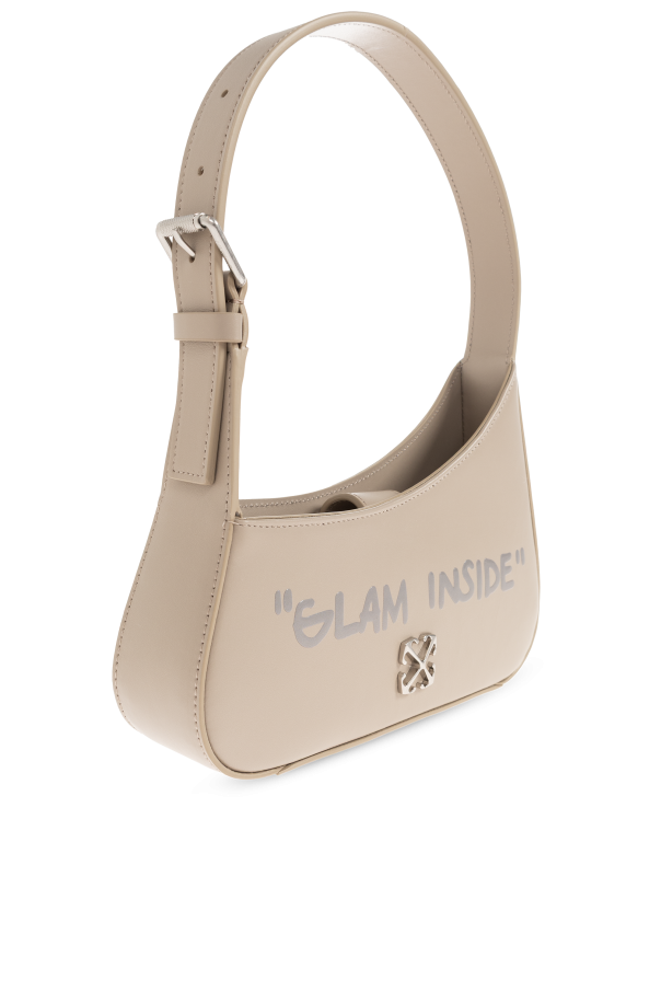 Off-White beige ‘Jitney’ shoulder bag 4