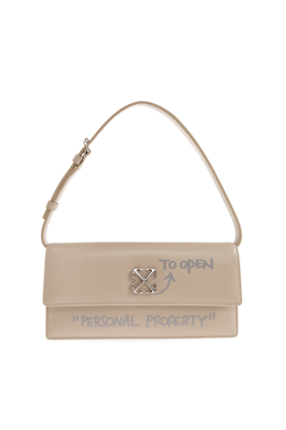 Off-White beige ‘Jitney 1.0’ shoulder bag 1