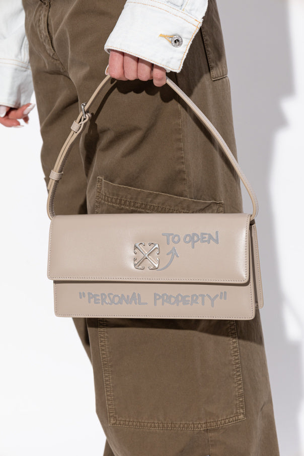 Off-White beige ‘Jitney 1.0’ shoulder bag 2