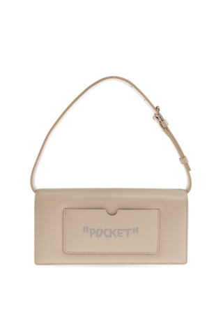 Off-White beige ‘Jitney 1.0’ shoulder bag 3