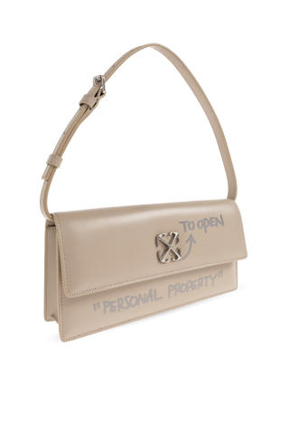 Off-White beige ‘Jitney 1.0’ shoulder bag 4