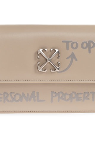 Off-White beige ‘Jitney 1.0’ shoulder bag 6