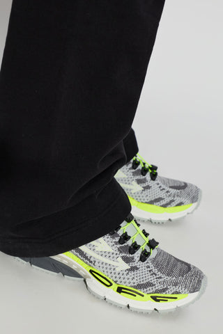 Off-White GREY 'Be Right Back Knit' sports shoes 2