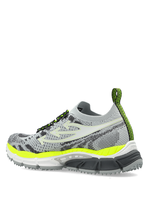 Off-White GREY 'Be Right Back Knit' sports shoes 5