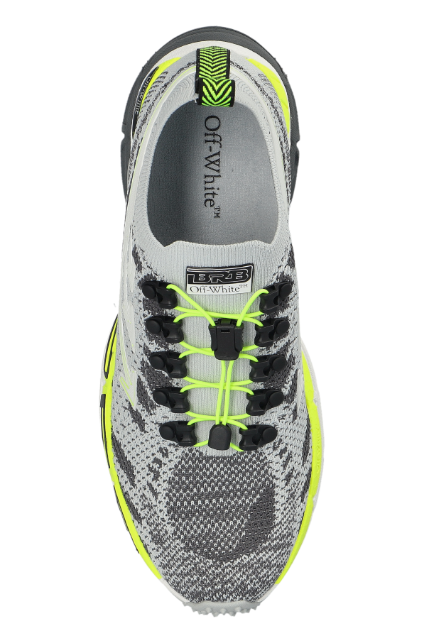 Off-White GREY 'Be Right Back Knit' sports shoes 6