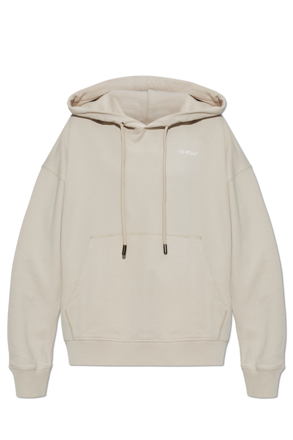 Off-White cream Hoodie 1