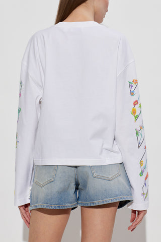 Off-White WHITE T-shirt with logo 4