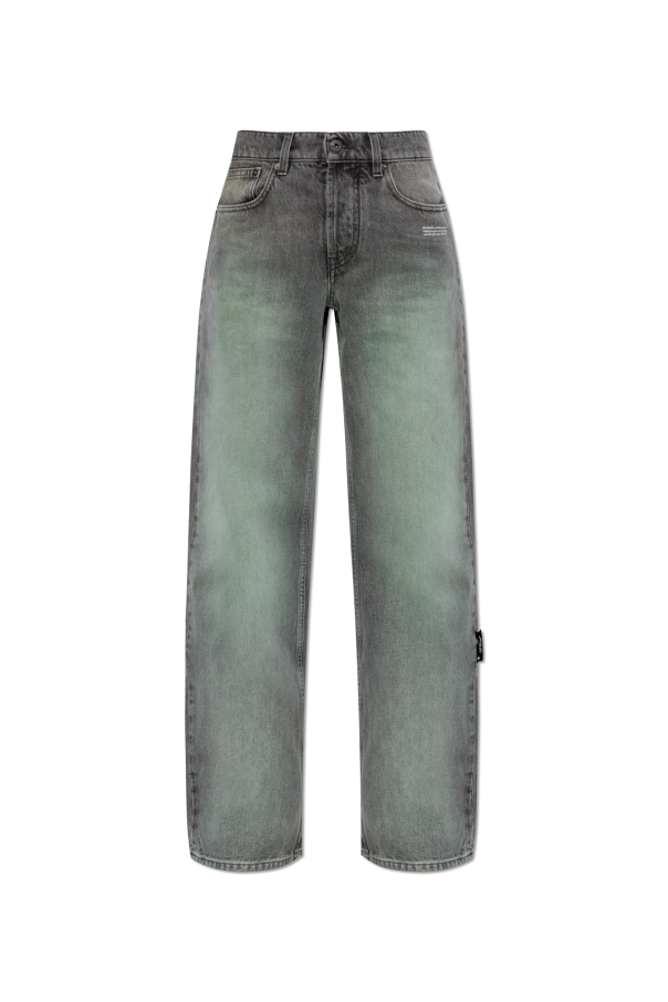 Off-White GREY Wide-leg jeans 1