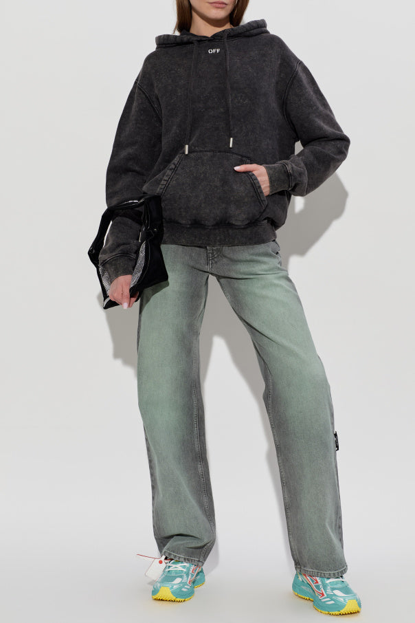 Off-White GREY Wide-leg jeans 2