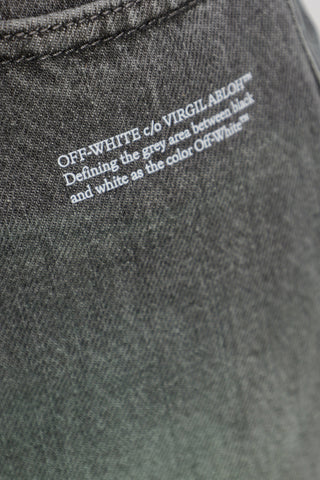 Off-White GREY Wide-leg jeans 5