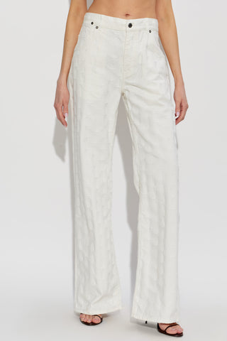 Off-White WHITE Jeans with monogram 3