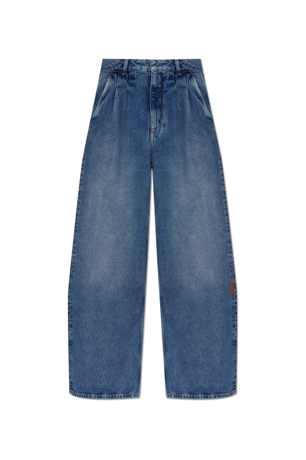 Off-White NAVY BLUE Wide-leg jeans 1