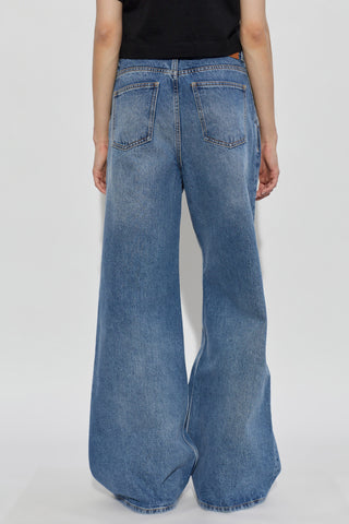 Off-White NAVY BLUE Wide-leg jeans 4