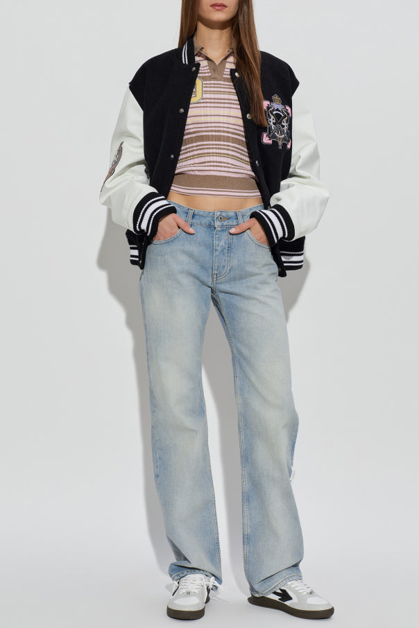 Off-White PINK Polo with patch 2
