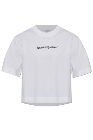 Off-White WHITE T-shirt with logo 1
