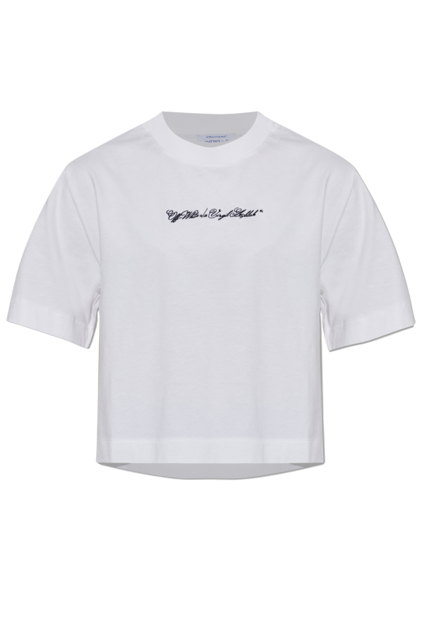Off-White WHITE T-shirt with logo 1