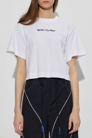 Off-White WHITE T-shirt with logo 3