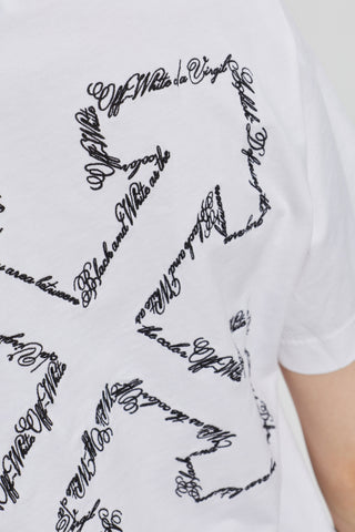 Off-White WHITE T-shirt with logo 5