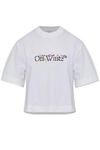 Off-White WHITE T-shirt with logo 1