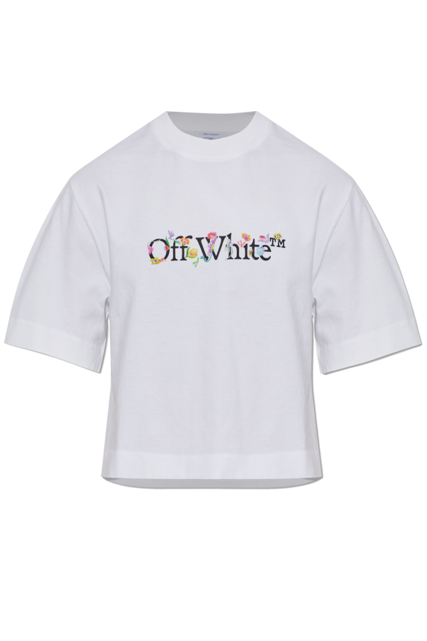 Off-White WHITE T-shirt with logo 1