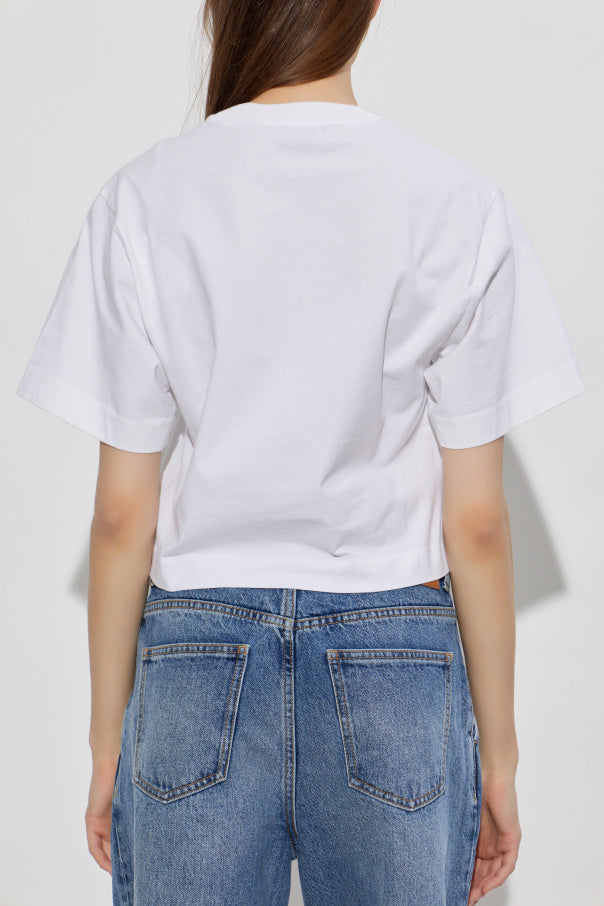Off-White WHITE T-shirt with logo 4